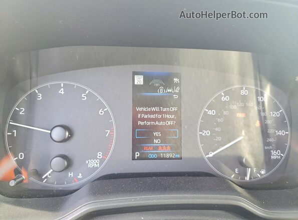 5YFS4MCE4RP180551 2024 TOYOTA COROLLA Серебряный Вид щитка приборов
