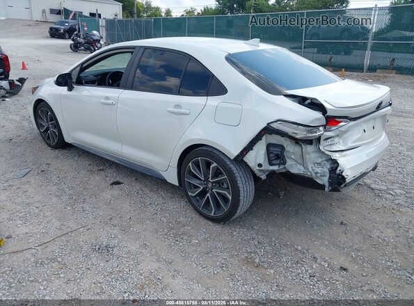 5YFS4MCE5MP063800 2021 TOYOTA COROLLA White Rear left