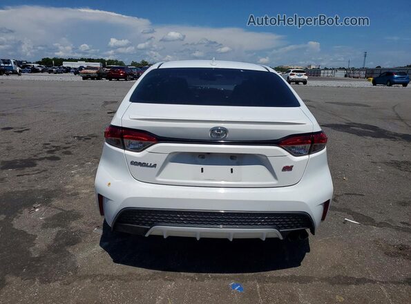 5YFS4MCE5MP065532 2021 TOYOTA COROLLA White Вид задньої частини салону
