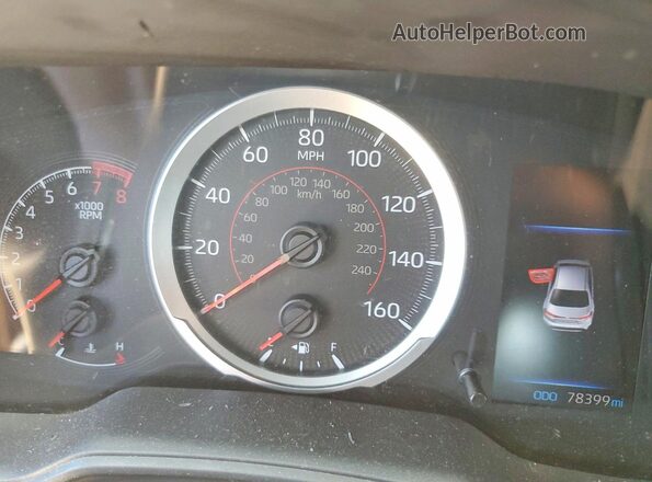 5YFS4MCE5MP067460 2021 TOYOTA COROLLA White Vista del cuadro de instrumentos