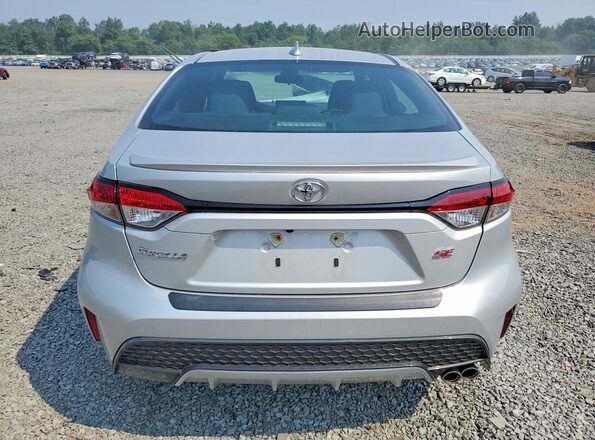5YFS4MCE5MP076434 2021 TOYOTA COROLLA Silver Widok z tyłu