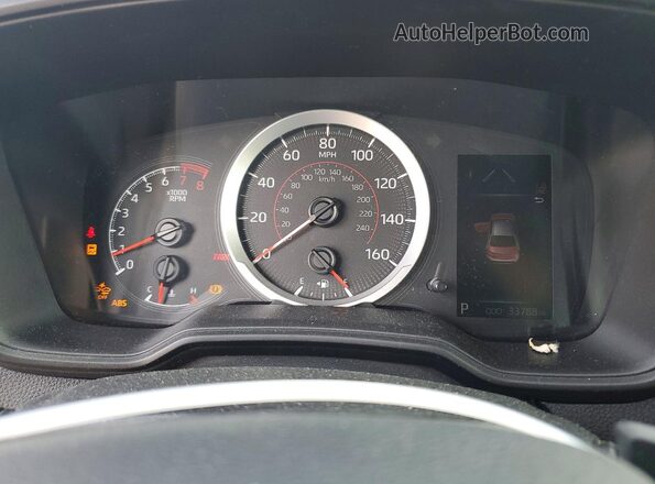 5YFS4MCE5MP076434 2021 TOYOTA COROLLA Silver Widok zestawu wskaźników