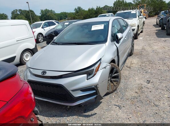 5YFS4MCE5PP163545 2023 TOYOTA COROLLA Silver Vista del cuadro de instrumentos
