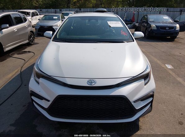 5YFS4MCE5RP180199 2024 TOYOTA COROLLA White Widok zestawu wskaźników