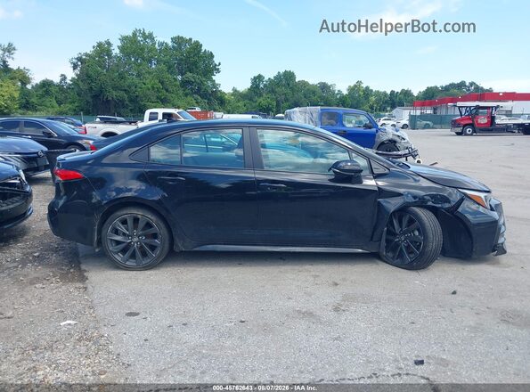 5YFS4MCE5SP217287 2025 TOYOTA COROLLA Black Widok zestawu wskaźników