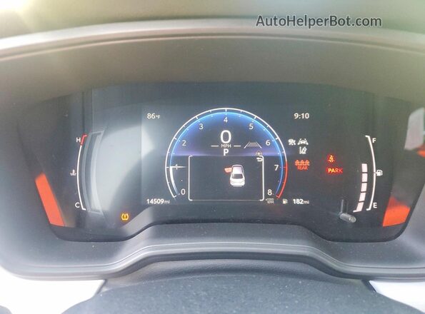 5YFS4MCE5TP256138 2026 TOYOTA COROLLA Blue Սարքավորումների վահանակի տեսք