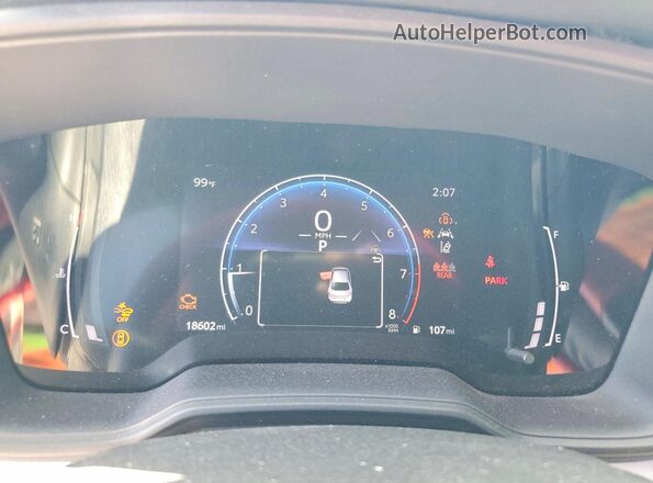 5YFS4MCE5TP256852 2026 TOYOTA COROLLA Красный Вид щитка приборов