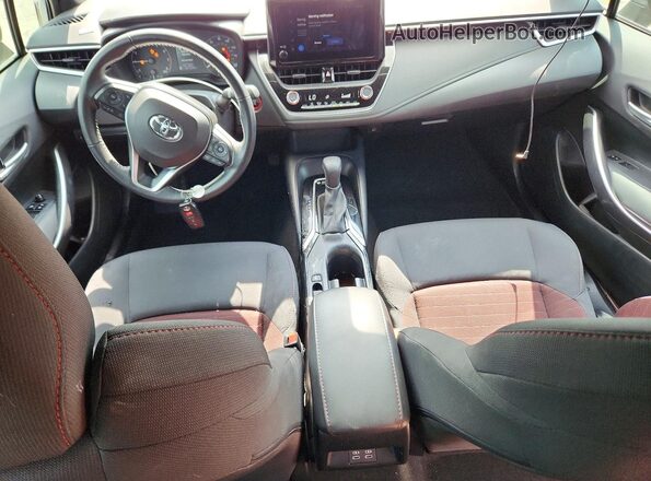 5YFS4MCE6PP158256 2023 TOYOTA COROLLA Blue Dashboard view