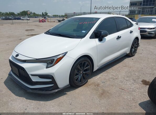 5YFS4MCE6RP183550 2024 TOYOTA COROLLA White წინა მარცხენა ხედი სამი მეოთხედიდან