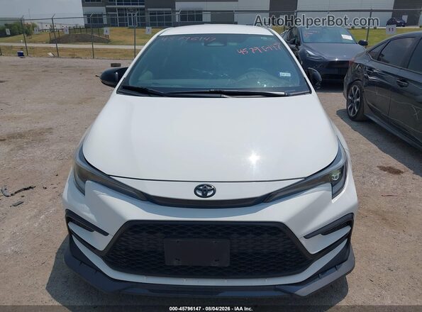 5YFS4MCE6RP183550 2024 TOYOTA COROLLA White ხელსაწყოთა პანელის ხედი
