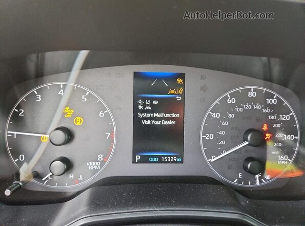5YFS4MCE6SP229903 2025 TOYOTA COROLLA Gray Вид щитка приладів