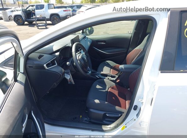 5YFS4MCE6SP248340 2025 TOYOTA COROLLA White Widok wnętrza z przodu