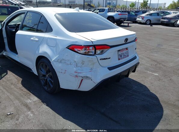 5YFS4MCE6SP248340 2025 TOYOTA COROLLA White Widok z przodu