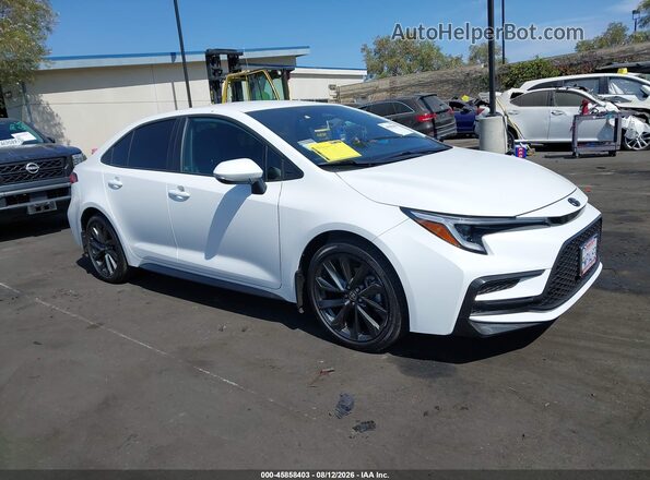 5YFS4MCE6SP248340 2025 TOYOTA COROLLA White Widok wnętrza 360 stopni