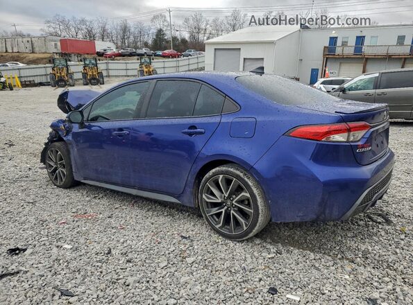 5YFS4MCE7MP070781 2021 TOYOTA COROLLA Blue Задня ліва чверть