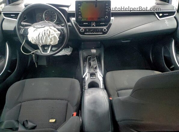 5YFS4MCE7MP070781 2021 TOYOTA COROLLA Blue Вид панелі приладів