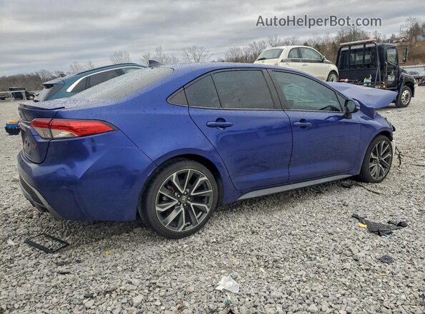 5YFS4MCE7MP070781 2021 TOYOTA COROLLA Blue Задня права чверть