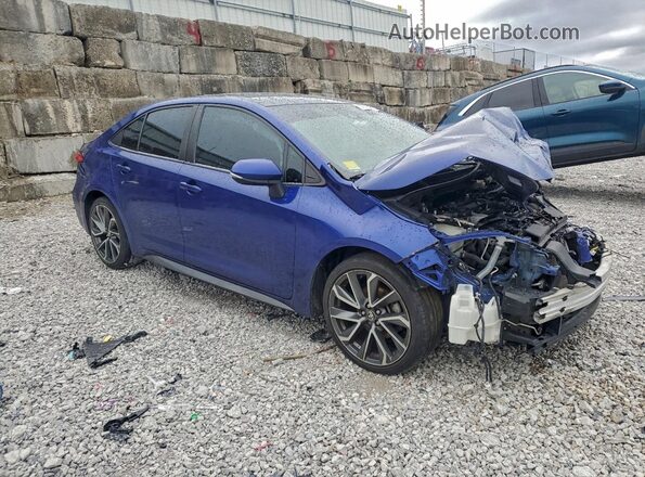 5YFS4MCE7MP070781 2021 TOYOTA COROLLA Blue Передня права чверть