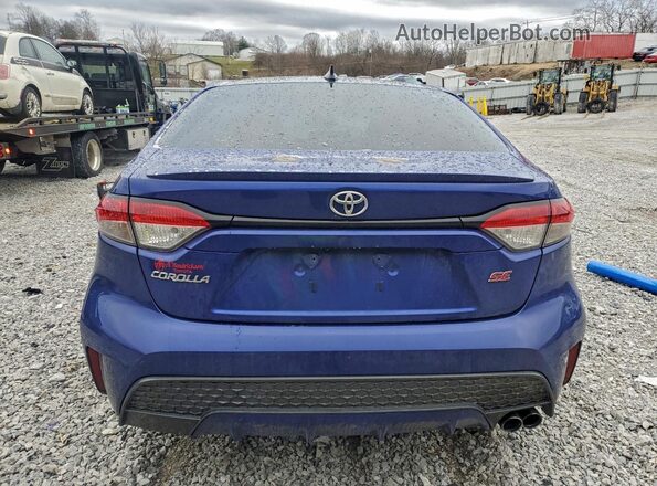 5YFS4MCE7MP070781 2021 TOYOTA COROLLA Blue Вид ззаду