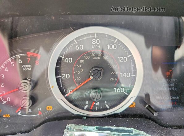 5YFS4MCE7NP139065 2022 TOYOTA COROLLA Black Widok zestawu wskaźników