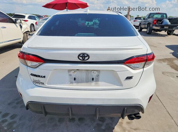 5YFS4MCE7PP148187 2023 TOYOTA COROLLA White Հետևի տեսք
