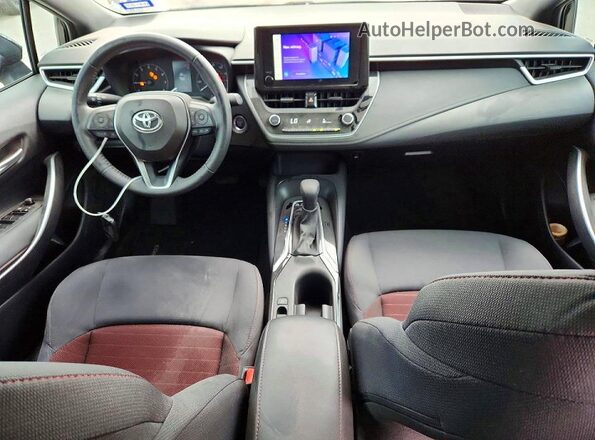 5YFS4MCE7RP205670 2024 TOYOTA COROLLA Black Առջևի վահանակի տեսք