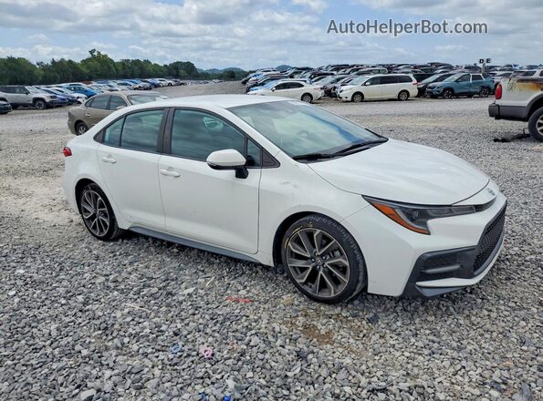 5YFS4MCE8MP063452 2021 TOYOTA COROLLA Белый Передняя правая четверть