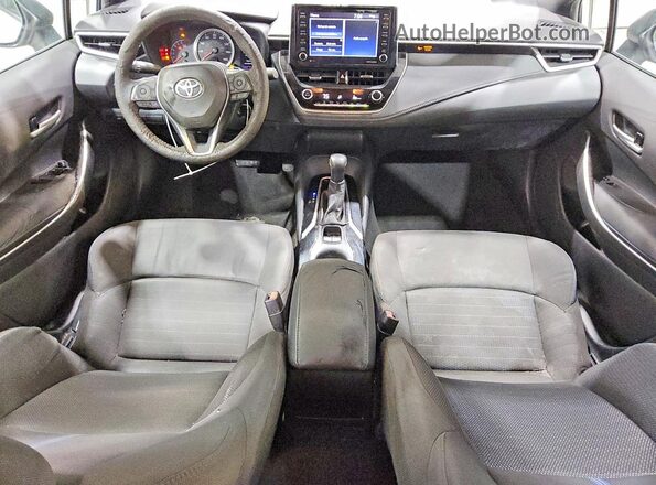 5YFS4MCE8MP084706 2021 TOYOTA COROLLA Silver Vista del salpicadero