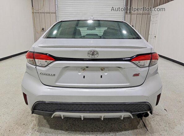 5YFS4MCE8MP084706 2021 TOYOTA COROLLA Silver Vista trasera