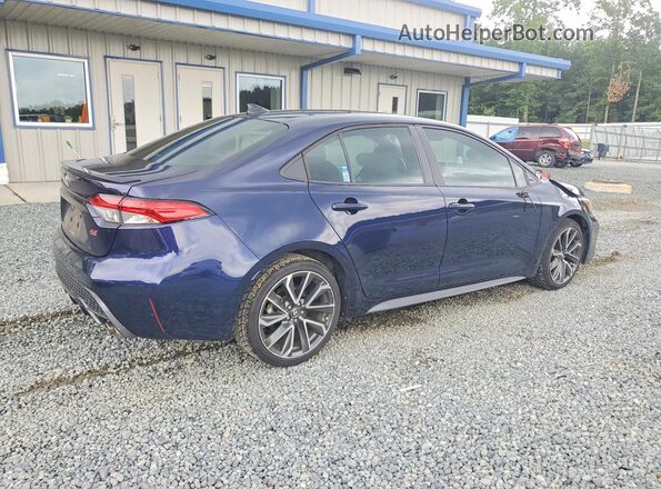 5YFS4MCE8MP087914 2021 TOYOTA COROLLA Синий Задняя правая четверть