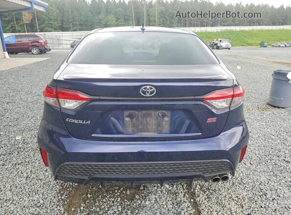 5YFS4MCE8MP087914 2021 TOYOTA COROLLA Синий Вид сзади