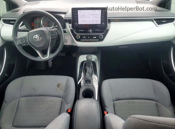 5YFS4MCE8MP087914 2021 TOYOTA COROLLA Синий Вид панели приборов