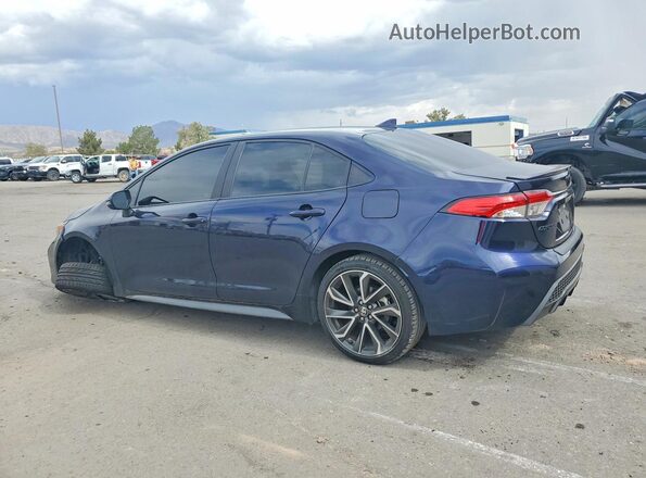 5YFS4MCE8NP128754 2022 TOYOTA COROLLA Синий Задняя левая четверть