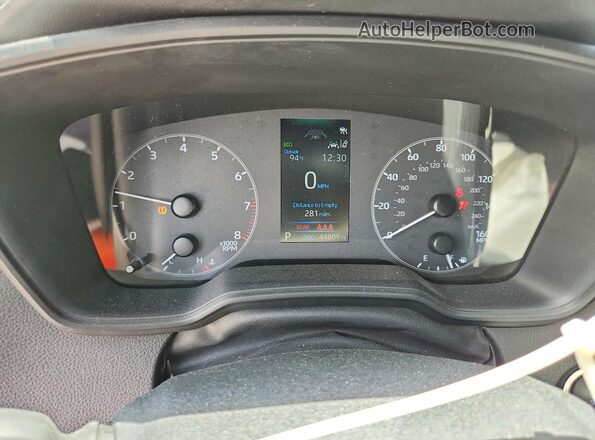 5YFS4MCE8RP178852 2024 TOYOTA COROLLA White Instrument cluster view