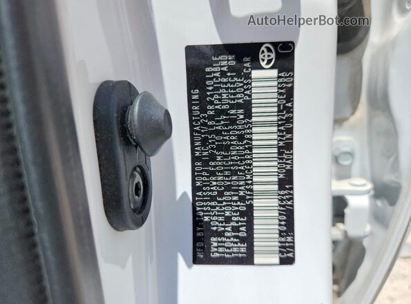 5YFS4MCE8RP178852 2024 TOYOTA COROLLA White Engine compartment view