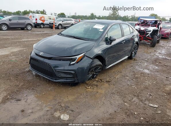 5YFS4MCE8RP193822 2024 TOYOTA COROLLA Gray Առջևի ձախ երեք քառորդ տեսարան