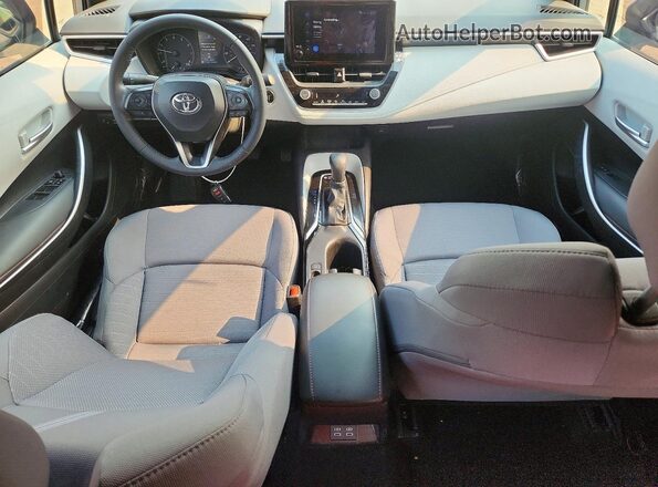 5YFS4MCE8RP216807 2024 TOYOTA COROLLA Blue Dashboard view