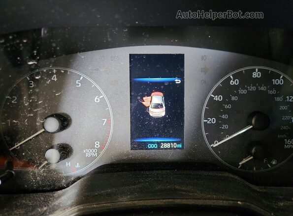 5YFS4MCE8SP227313 2025 TOYOTA COROLLA Silver Instrument cluster view