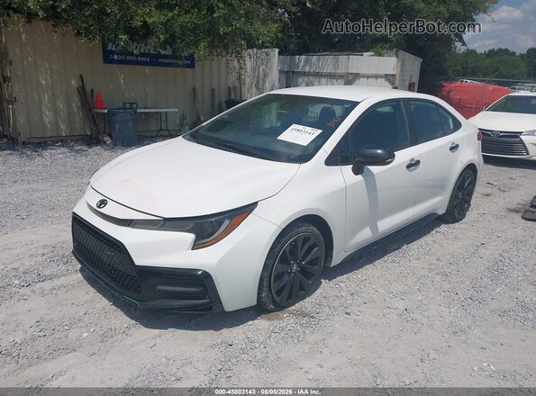 5YFS4MCE9MP059233 2021 TOYOTA COROLLA White წინა მარცხენა ხედი სამი მეოთხედიდან