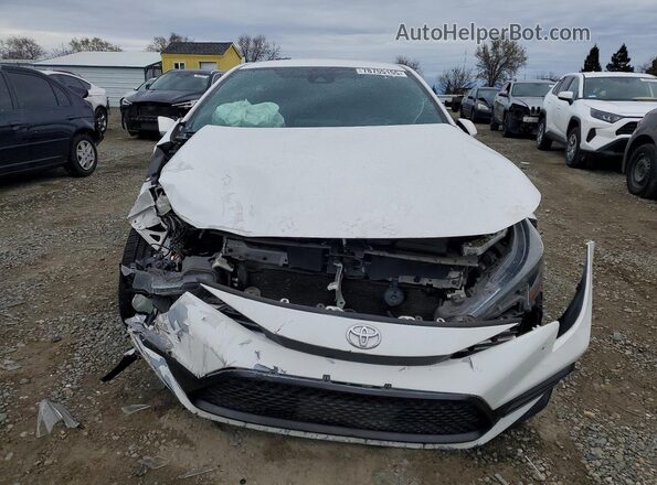 5YFS4MCE9MP061516 2021 TOYOTA COROLLA White Vista del compartimento del motor