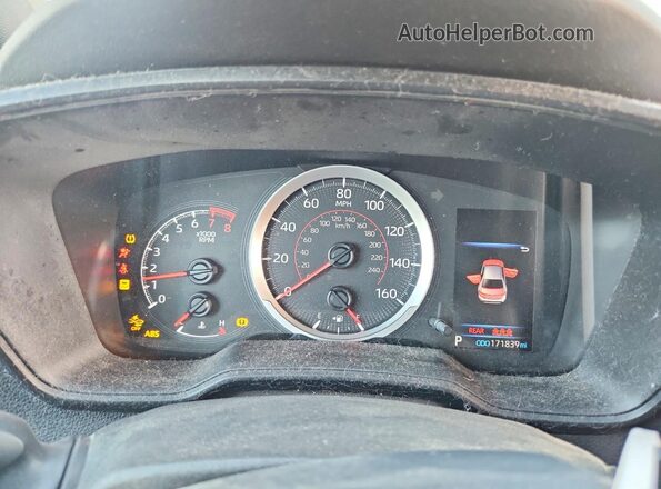 5YFS4MCE9MP064481 2021 TOYOTA COROLLA Черный Вид щитка приборов