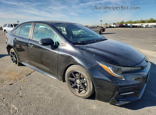 5YFS4MCE9MP064481 2021 TOYOTA COROLLA Черный Передняя правая четверть