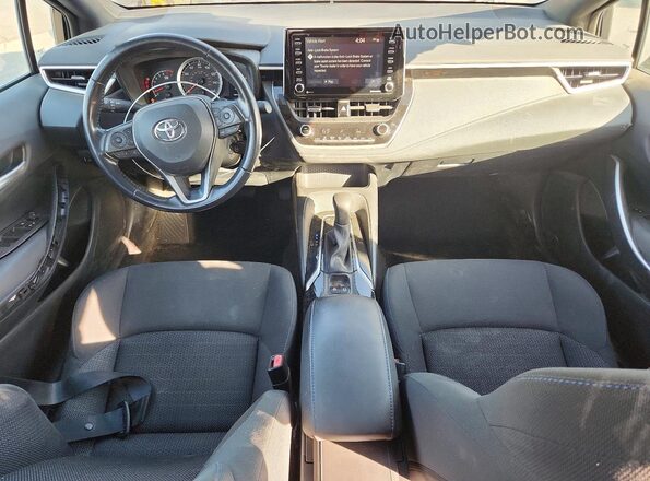 5YFS4MCE9MP064481 2021 TOYOTA COROLLA Черный Вид панели приборов