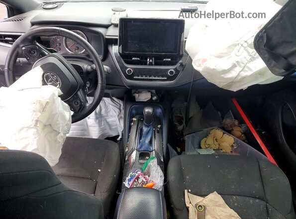 5YFS4MCE9MP065372 2021 TOYOTA COROLLA Синий Вид панели приборов