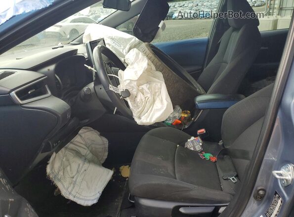5YFS4MCE9MP065372 2021 TOYOTA COROLLA Синий Вид салона спереди