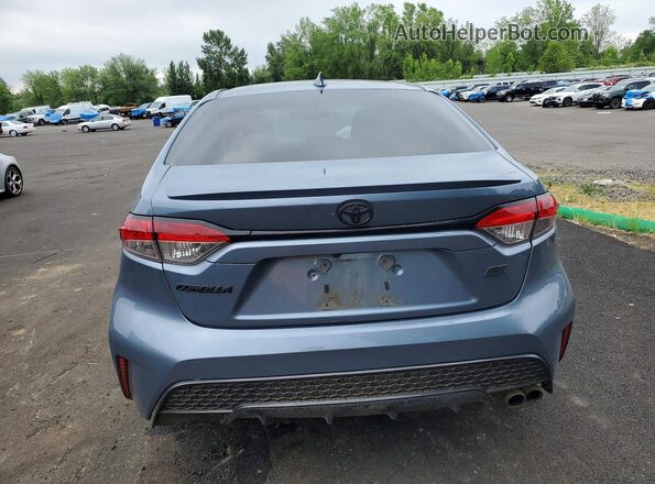 5YFS4MCE9MP065372 2021 TOYOTA COROLLA Синий Вид сзади