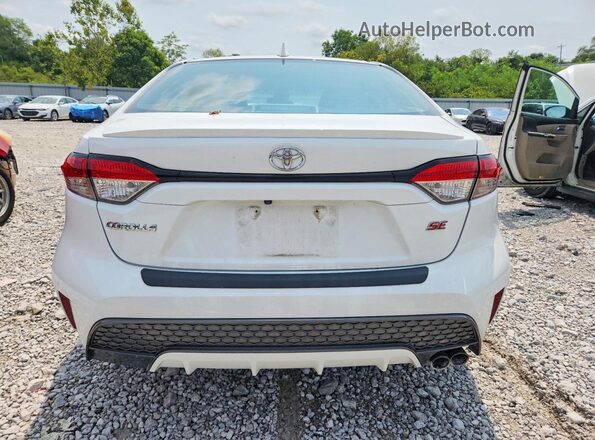 5YFS4MCE9MP079840 2021 TOYOTA COROLLA White Rear view