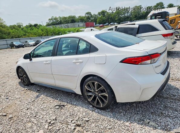 5YFS4MCE9MP079840 2021 TOYOTA COROLLA White Rear left