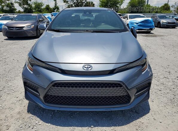 5YFS4MCE9MP095682 2021 TOYOTA COROLLA Blue Vista frontal