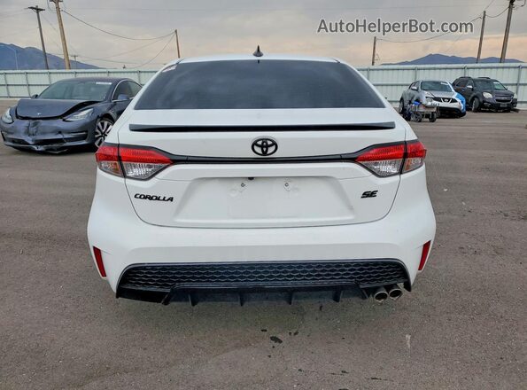 5YFS4MCE9NP112417 2022 TOYOTA COROLLA White უკანა ხედი
